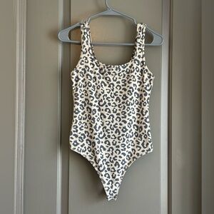 Women’s A&F Cheetah Body Suit Size S